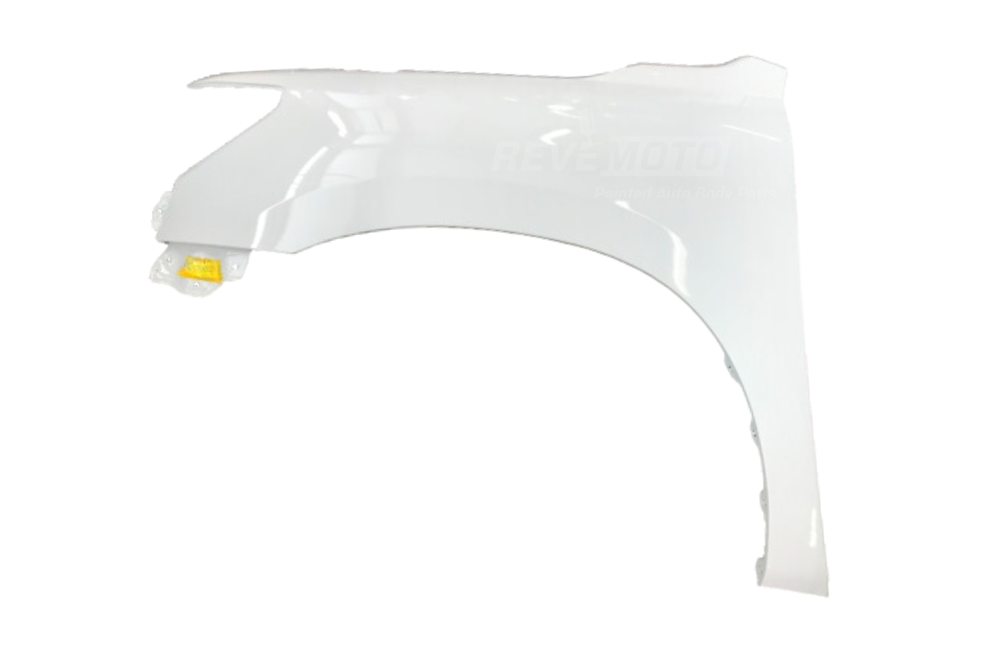 2007-2013 Toyota Tundra Fender Painted Left, Driver-Side Without Antenna Hole Super White (040) 538020C170