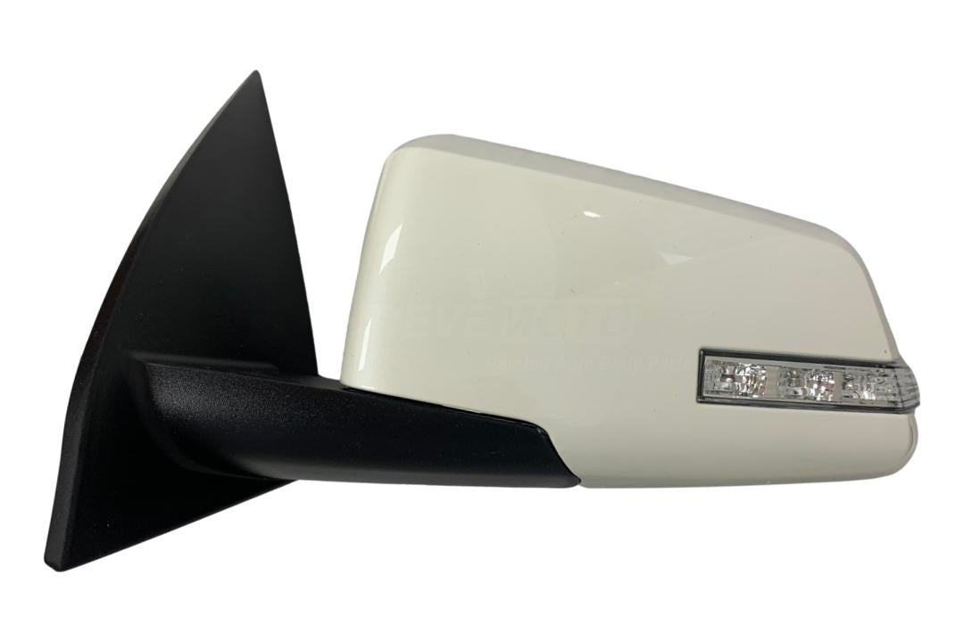 2009-2013 Chevrolet Traverse Side View Mirror Painted (WITH: Power Folding, Heat, Turn Signal Light, Memory) White Diamond Pearl (WA800J) 20879244 GM1320384