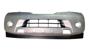 2008-2015 Nissan Armada Front Bumper Painted (w/o Park Assist) Radiant Silver Metallic (K12)  62022ZQ00A NI1000253