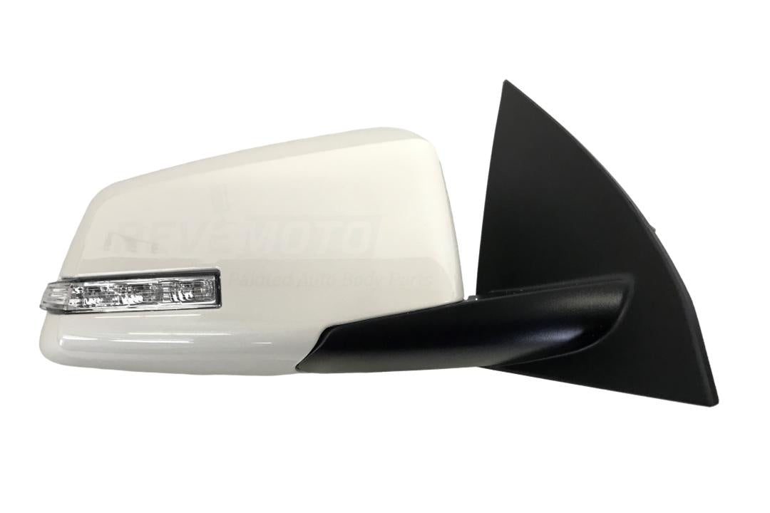 2008-2012 GMC Acadia Side View Mirror Painted White Diamond Pearl (WA800J) 25883678_GM1321402
