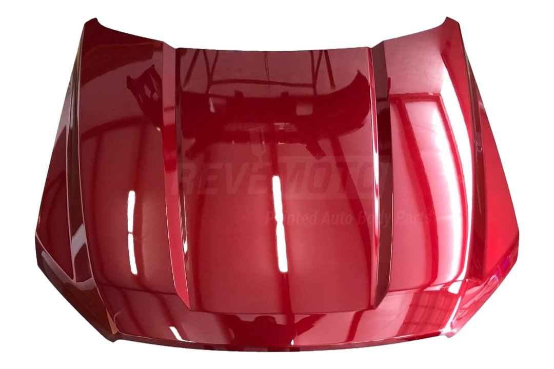 Painted Hood for 2015-2020 Ford F150 Ruby Red Metallic (RR) FL3Z16612A FO1230307 ReveMoto Painted Auto Body Parts Replacement