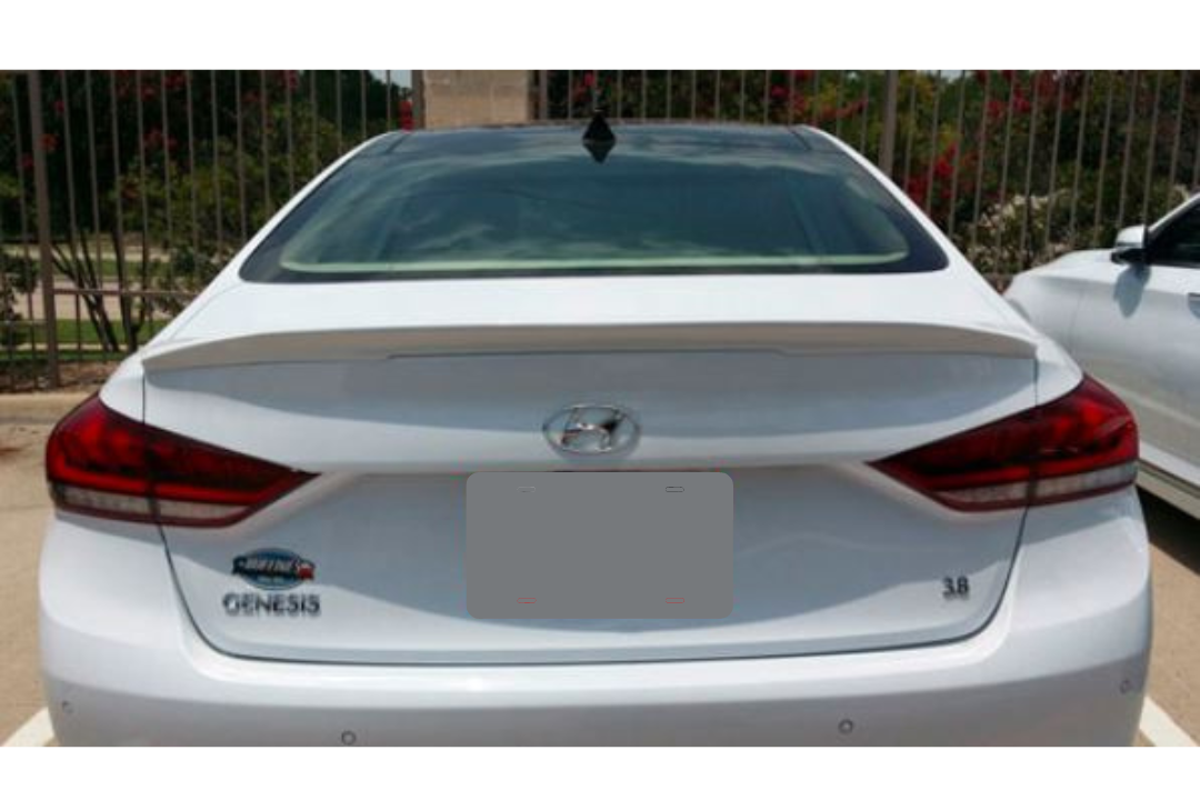 2015-2016 Hyundai Genesis Spoiler Painted 14158