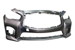 2014-2017 Infiniti Q50 to 2016-2017 Infiniti Q50s Front Bumper Conversion Kit Gun Metallic (KAD) | 620224HD0H ReveMoto Painted Auto Parts Replacement