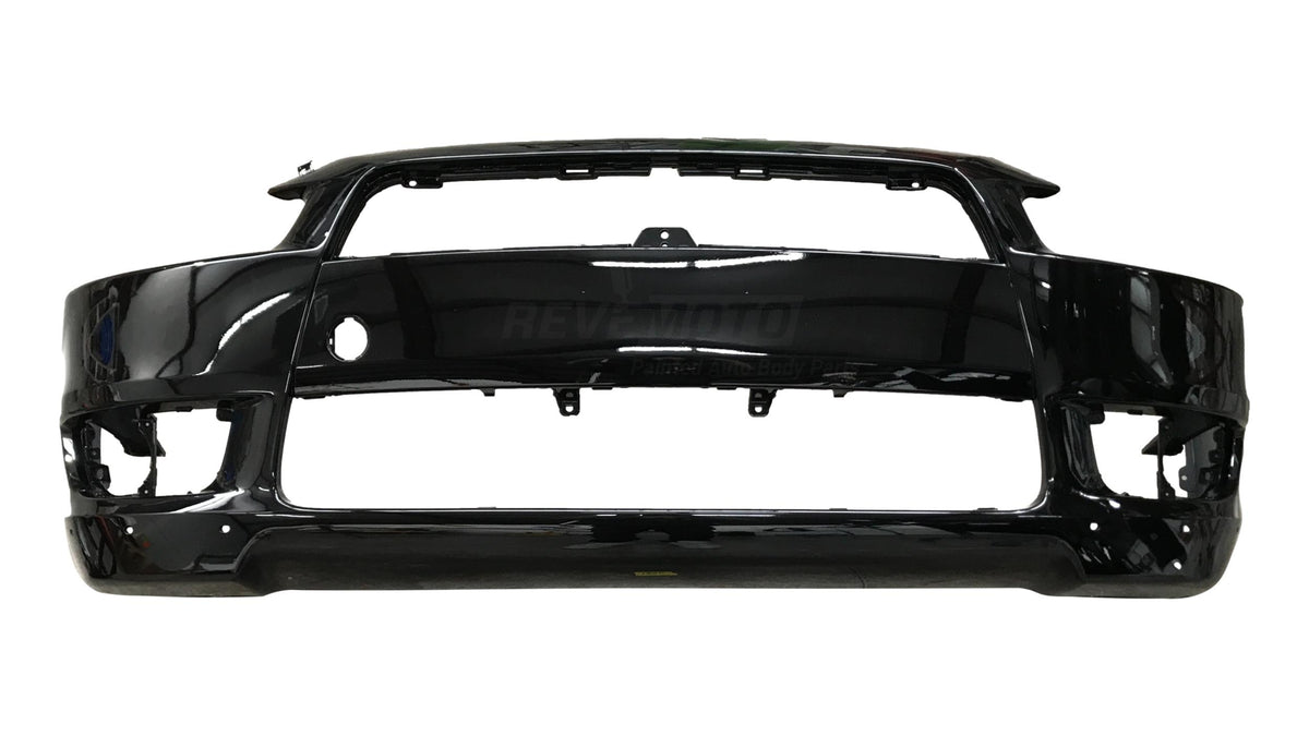 2008-2012 Mitsubishi Lancer Front Bumper Painted Labrador Black Pearl (X42) 6400B914 OEM