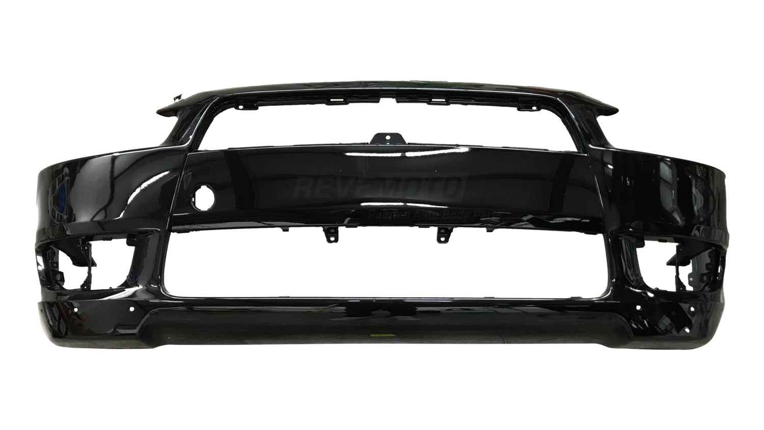 2008-2012 Mitsubishi Lancer Front Bumper Painted Labrador Black Pearl (X42) 6400B914 OEM