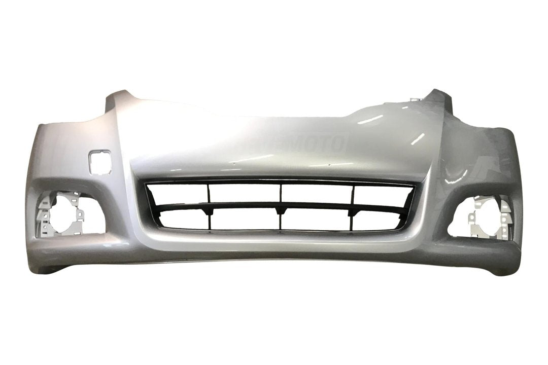 2010-2013 Nissan Altima Front Bumper Painted (Coupe)Radiant Silver Metallic (K12) 62022ZX10H NI1000275 