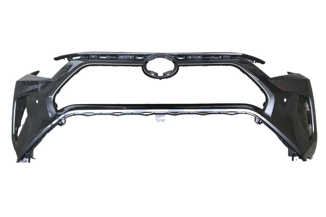 2019-2023 Toyota RAV4 Front Bumper Painted (WITH: Park Assist Sensor Holes) Magnetic Gray Metallic (1G3) 521190R920_TO1000450