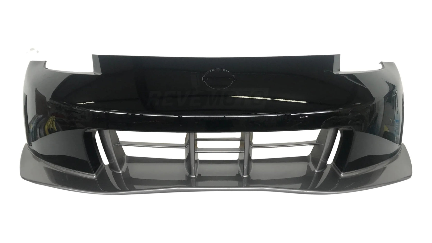 2008-2009 Nissan 350Z Front Bumper Painted Super Black (KH3) FBM221A45H