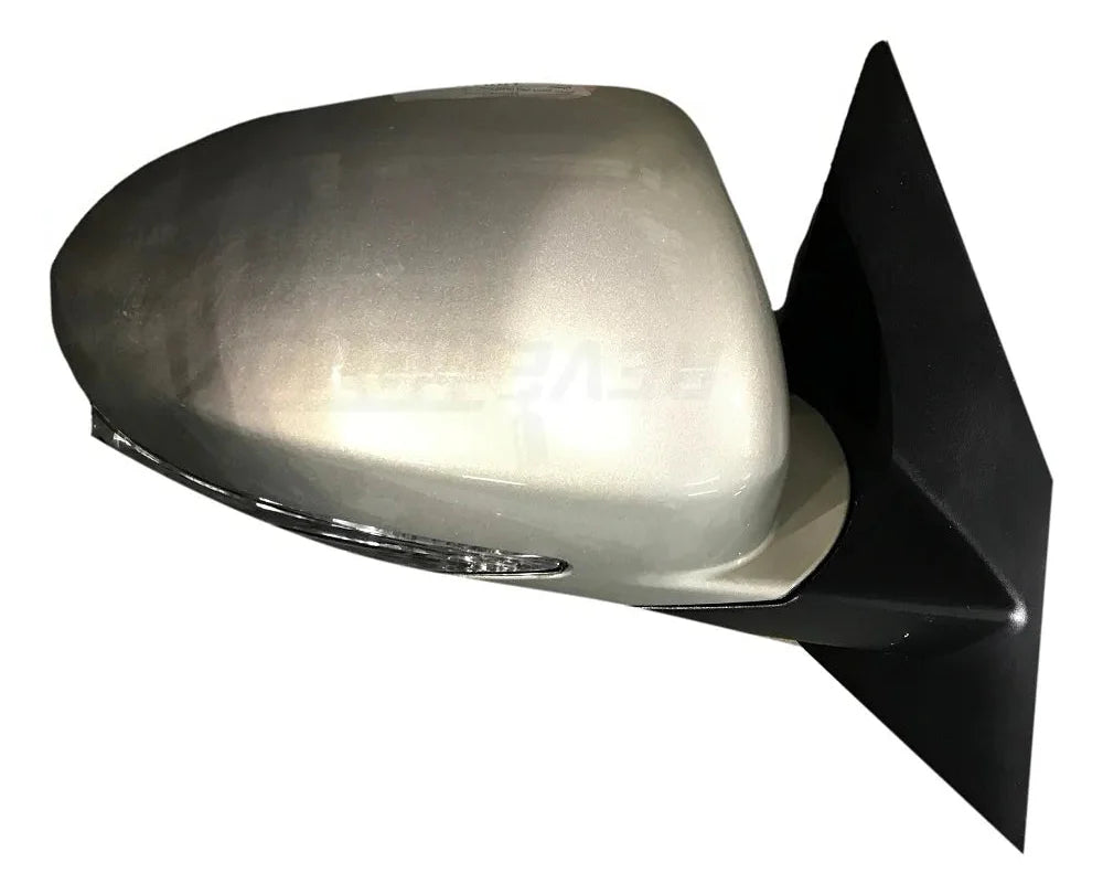 2017 Buick Enclave Side View Mirror Painted Champagne Silver Metallic (WA102V) (OEM) WITH Power, Power Folding, Heat, Turn Signal Light, Memory, Blind Spot Detection Right, Passenger-Side 