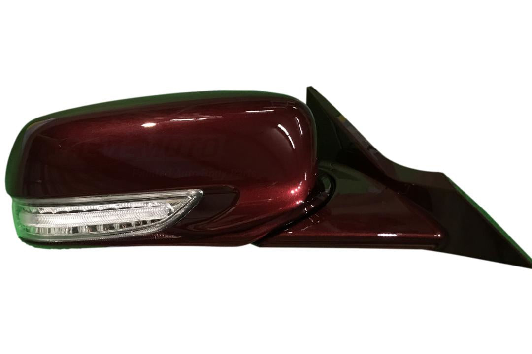 2009-2014 Acura TL Side View Mirror Painted (Aftermarket) Basque Red Pearl II (R548P)  76200TK4A01ZD AC1321113