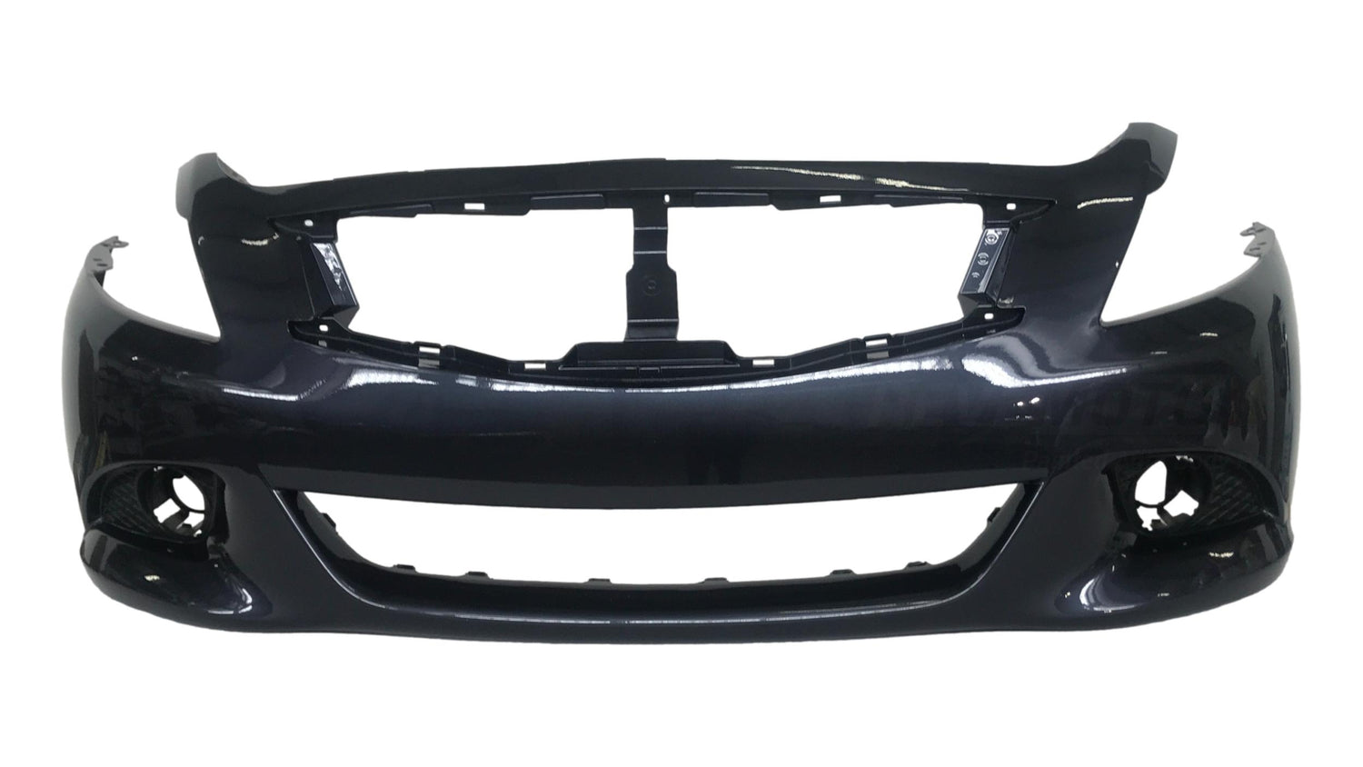 Painted Front Bumper Cover for 2010-2013 Infiniti G37 Dark Gray Metallic (K52) 620221NF0H FBM221NF0H IN1000246 ReveMoto Painted Auto Body Parts Replacement