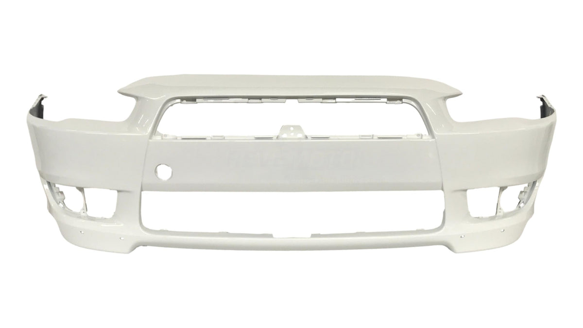 2008-2015 Mitsubishi Lancer Front Bumper Painted Wicked White (W37) 6400B914 MI1000319