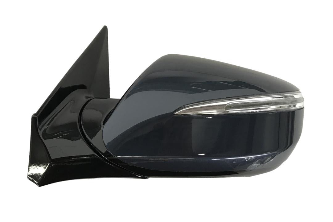2013-2018 Hyundai Santa Fe Sport Side View Mirror Painted (WITH: 2.0T Ultimate Models | OEM) Marlin Blue Metallic (W7U) 876104Z011_HY1320234