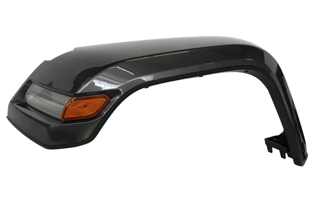 FULLY PAINTED Front Fender Flare for 2007-2018 Jeep Wrangler (Driver-Side | Standard for JL Models) Granite Crystal Metallic (PAU) 6AD71RXFAH Replaced by 68585261AA