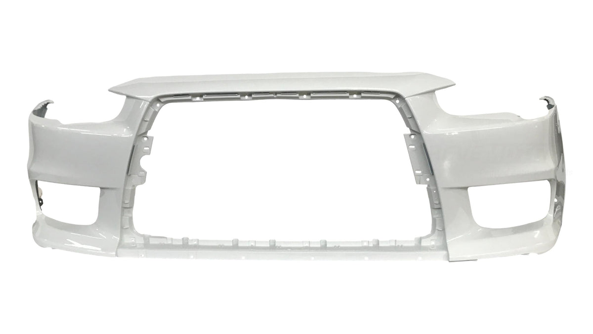 Painted Front Bumper Cover for 2008-2015 Mitsubishi Lancer (Evolution)Wicked White ( W37) 6400C308 MI1000320