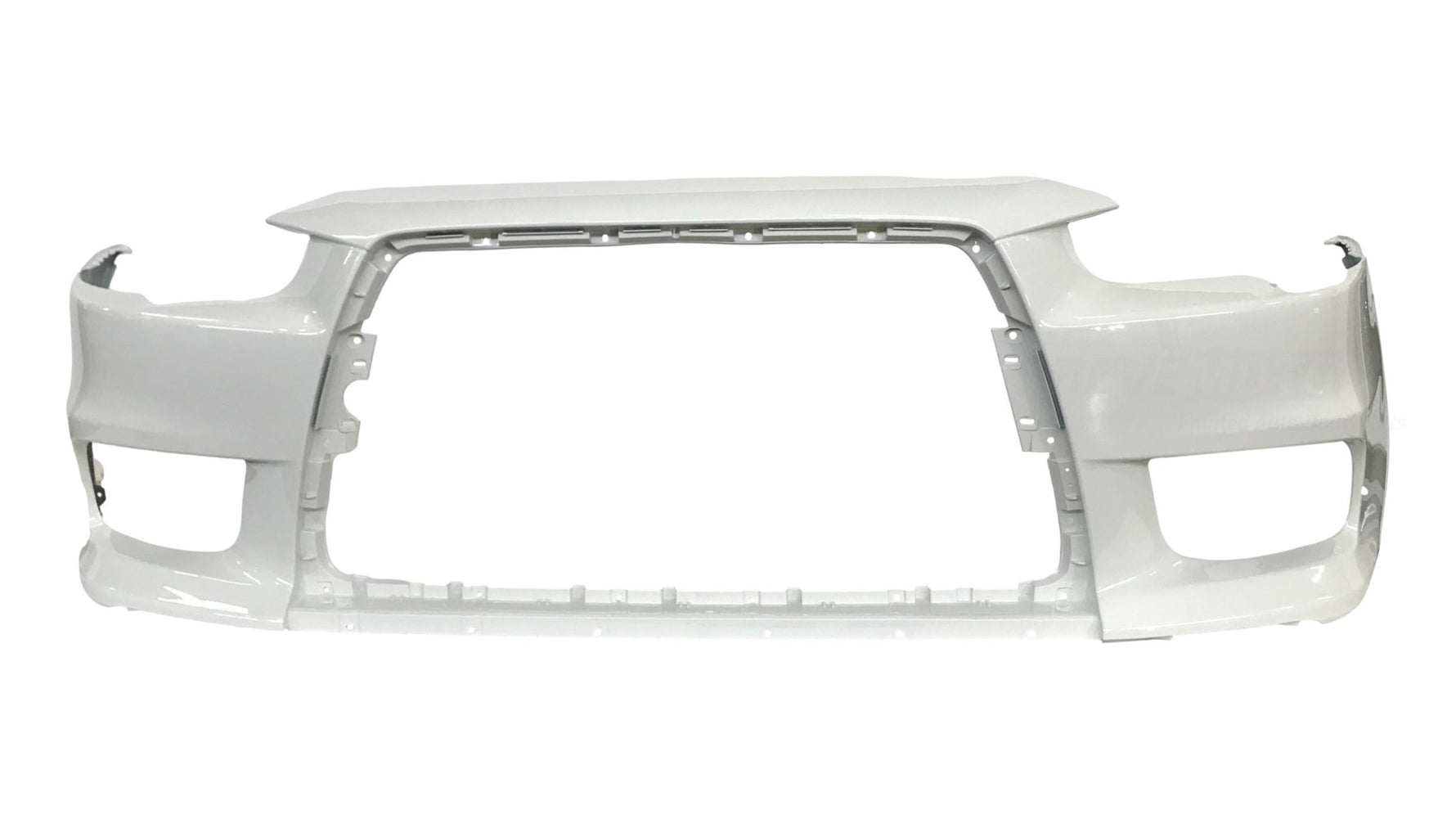 Painted Front Bumper Cover for 2008-2015 Mitsubishi Lancer (Evolution)Wicked White ( W37) 6400C308 MI1000320