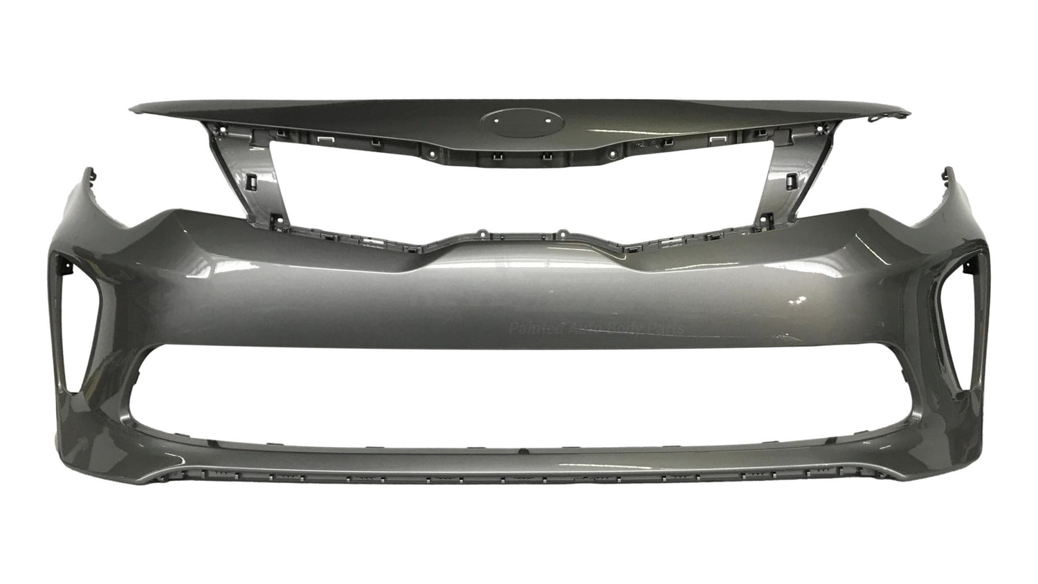 2016-2018 Kia Optima Front Bumper Painted Titanium Silver Metallic (IM) 86511D5200 KI1000183
