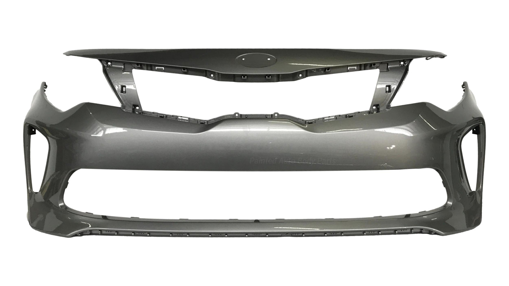 2016-2018 Kia Optima Front Bumper Painted Titanium Silver Metallic (IM) 86511D5200 KI1000183