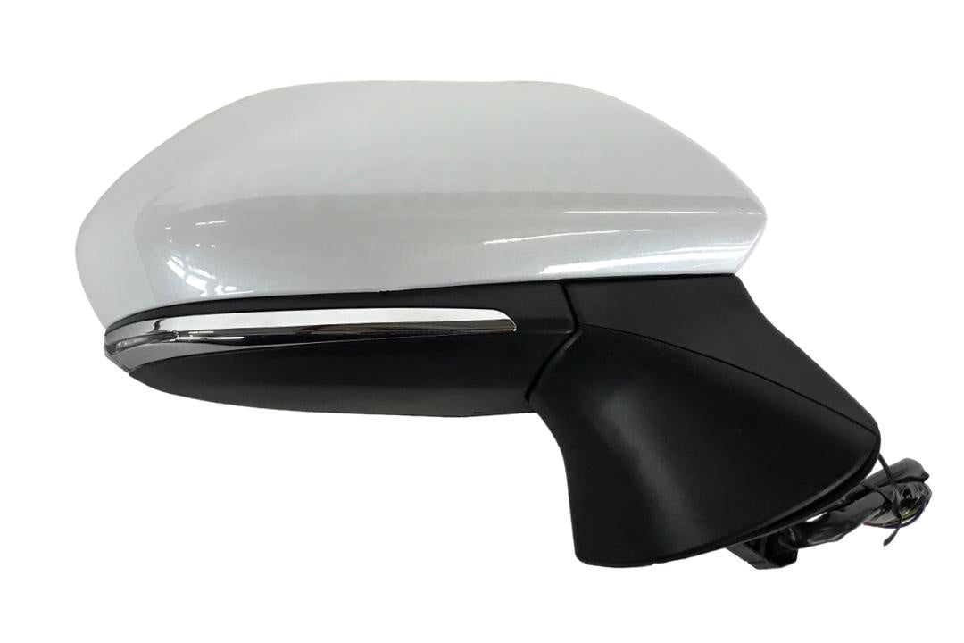 2018-2024 Toyota Camry Side View Mirror Painted (US/Japan Built | WITH: Heat) Platinum White Pearl (89) Passenger Side 8791006840_TO1321368