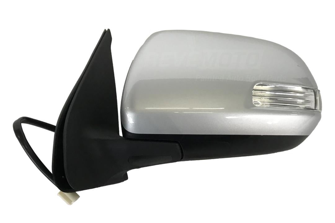 2014 Toyota Tacoma Side View Mirror Painted Silver Streak Mica (1E7) / WITH: Power; Manual Folding, Turn Signal Light | WITHOUT: Heat Left, Driver Side 8794004211