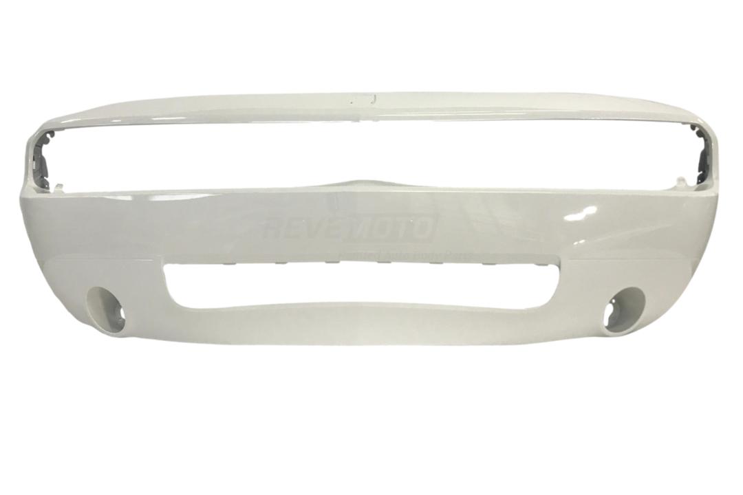 2008-2010 Dodge Challenger Front Bumper Painted Stone White PW1  68043387AB  CH1000969