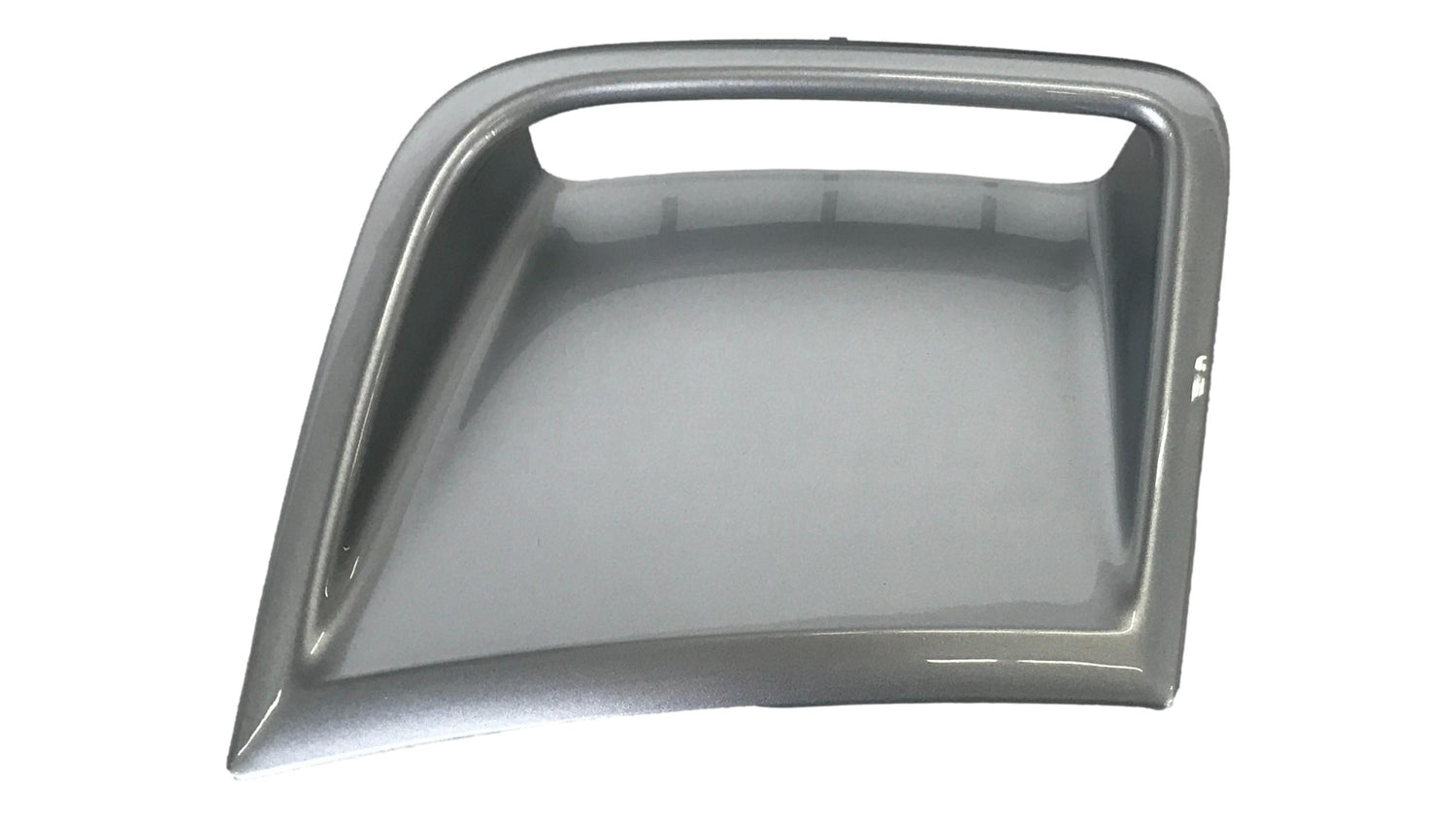 19657 - 2008-2014 Subaru Impreza Bumper Side Vent Painted (WITH_ 3 Vent Clips Included) Ice Silver Metallic (E1U, G1U, GE2) _ 2011-2014 _ Right, Passenger-Side _ (OEM Only) WITH_ 3 Vent Clips Included 57739FG010 57721FG000 clipped_rev_1