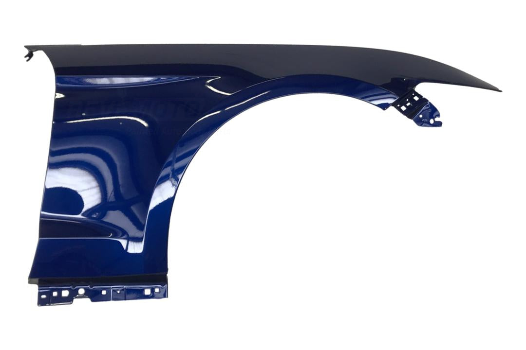 19720 2015-2017 Ford Mustang Fender Painted (GT Model) Right, Passenger-Side Deep Impact Blue Metallic (J4) FR3Z16005B FO1241297