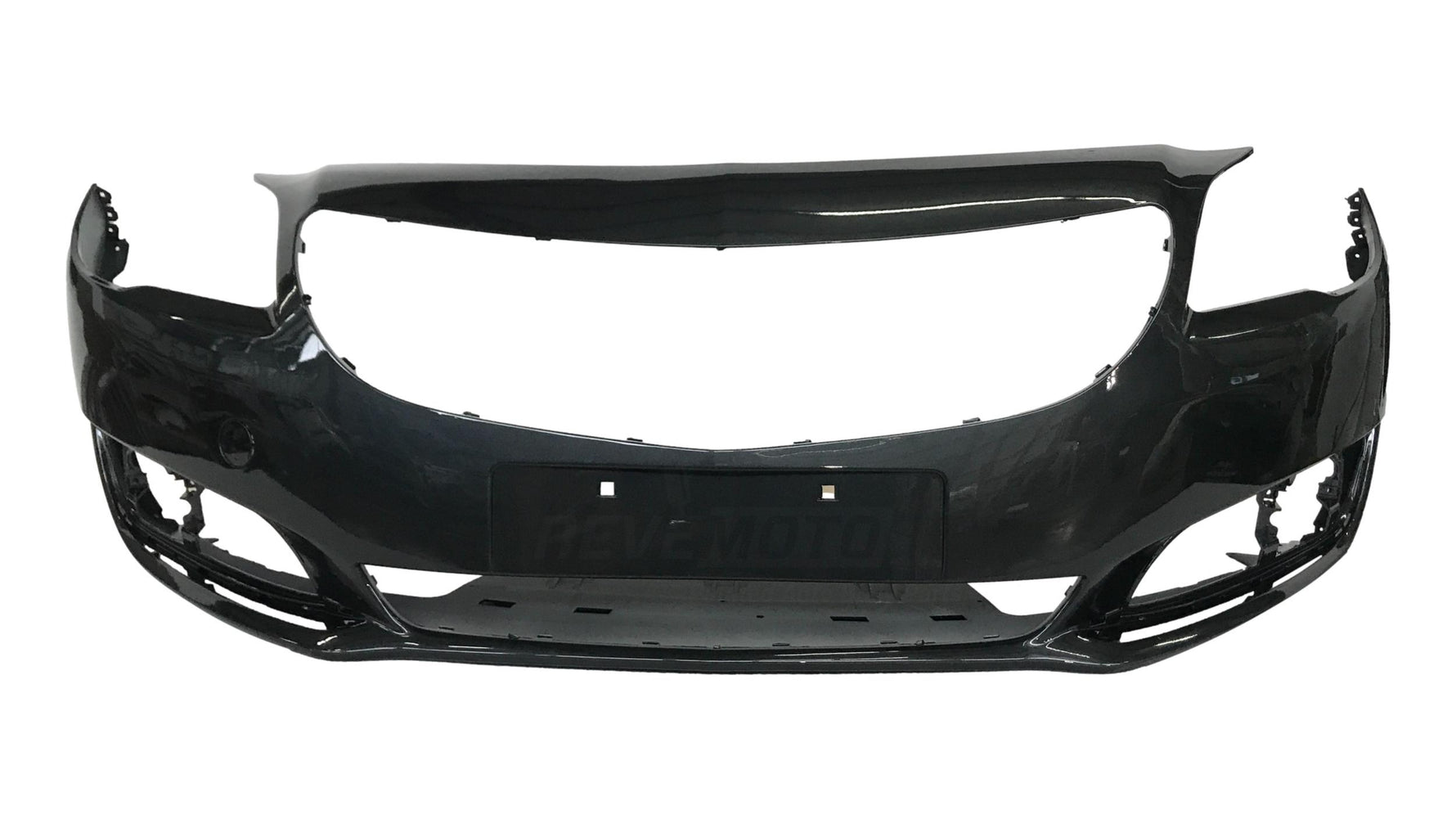 2014-2017 Buick Regal Front Bumper Painted (Except GS Models | WITH: Fog Lamps Holes) Ashen Gray Metallic (WA810T) 22938366 GM1000950