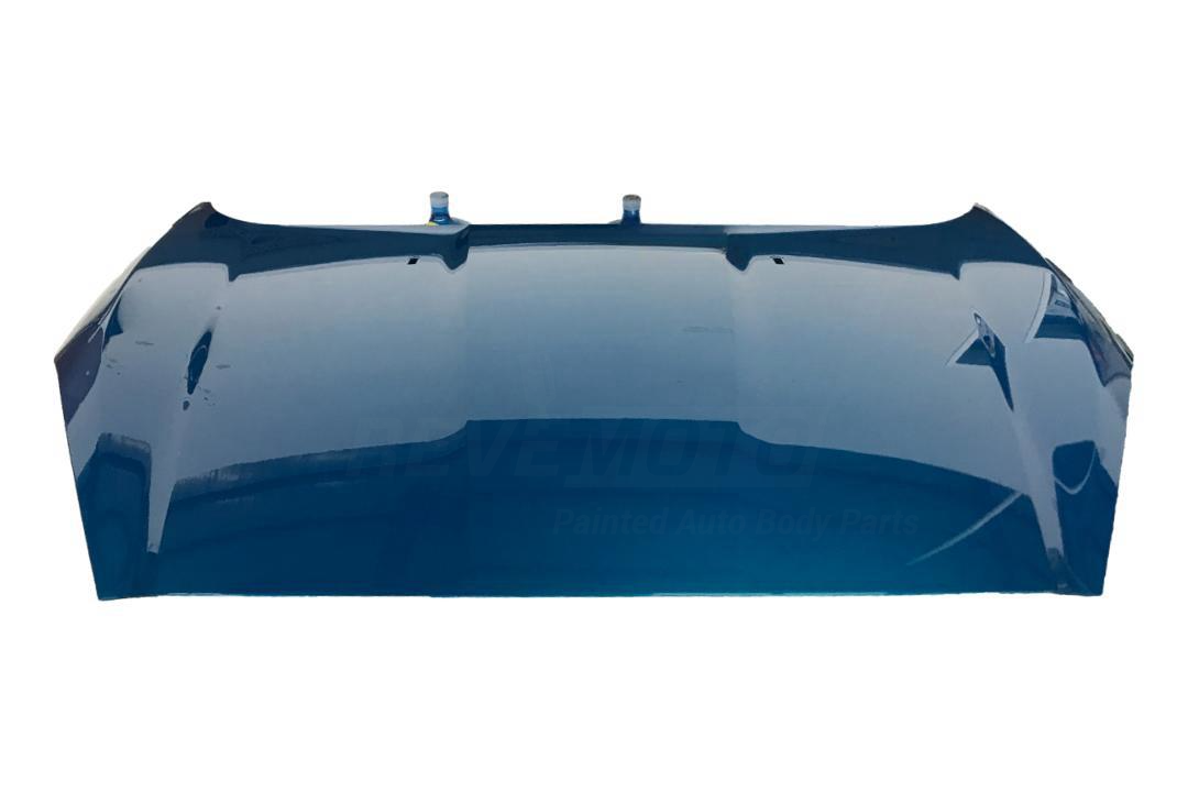 2014-2019 Ford Fiesta Hood Painted Blue Candy Tint Metallic (Z9) / Hatchback/Sedan D2BZ16612A FO1230305