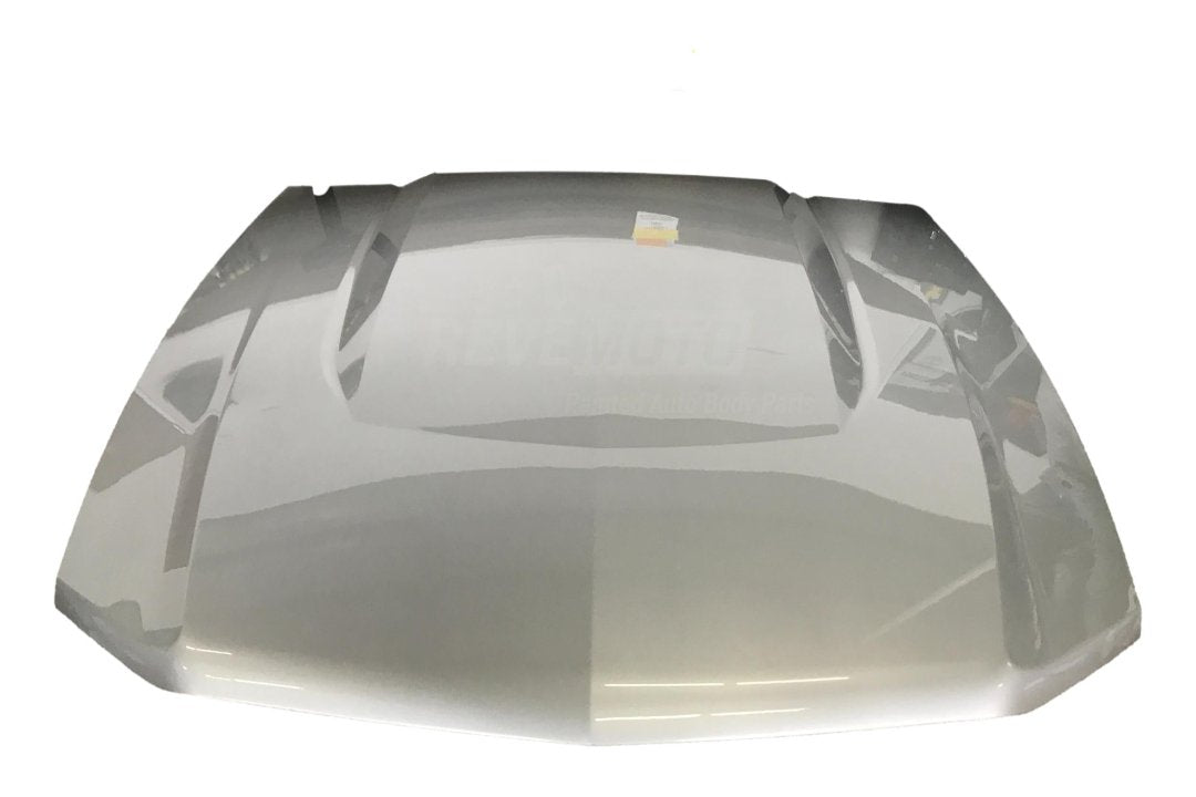 2010-2012 Ford Mustang Hood Painted (Base/GT Models) Ingot Silver Metallic (UX) AR3Z16612B FO1230290 ReveMoto Painted Auto Parts Replacement