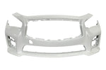 2014-2017 Infiniti Q50 to 2016-2017 Infiniti Q50s Front Bumper Conversion Kit White Pearl (QAB) 620224HD0H ReveMoto Painted Auto Parts Replacement 