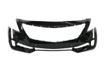 19940 2016-2018 Cadillac CT6 Front Bumper Painted Black (WA8555) WITH Park Assist Sensor Holes, Surround View 23441979 GM1000A04