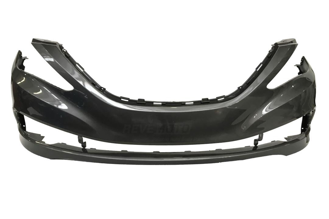 2014 Hyundai Sonata Front Bumper Painted Harbor Gray Metallic (P3) 865113Q700_HY1000200