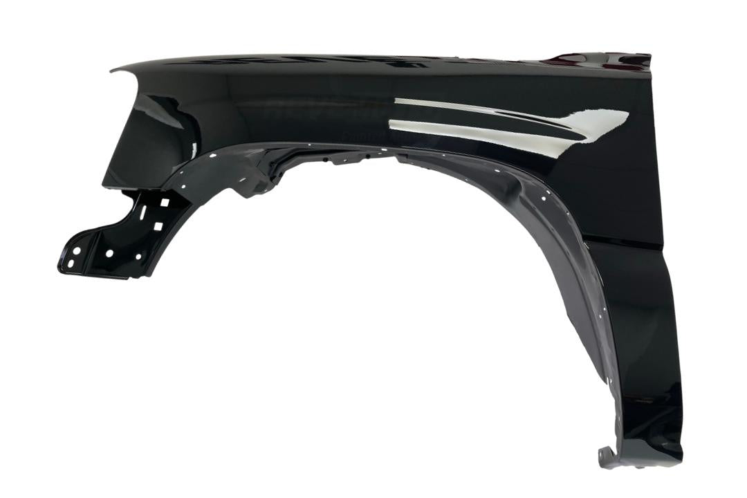 2000-2007 GMC Sierra Fender Painted (1500) Black (WA8555) 19168845 GM1240281 ReveMoto Painted Auto Parts Replacement 