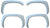 2001-2006 GMC Sierra Fender Flares Painted Olympic White (WA8624) FLR140106 ReveMoto Replacement Painted Auto Parts