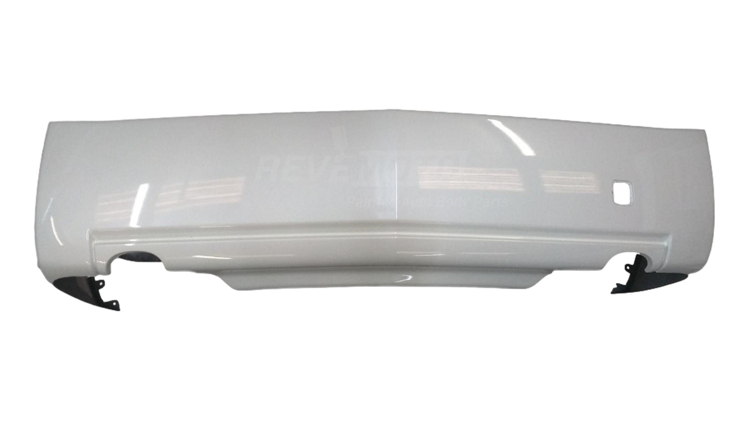 2003-2007 Cadillac CTS Rear Bumper Painted (Single Exhaust) White Diamond Pearl (WA800J) 12335546 GM1100653 clipped_rev_1