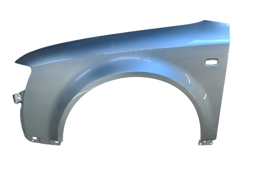2004-2005 Audi S4 Fender Painted Light Silver Metallic (LY7W) 8E0821105B AU1240115