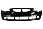 2004-2007 BMW 5-Series Front Bumper Painted (WITH: M-Package)_(Sedan/Wagon) WITH: M-Package | WITHOUT: Park Assist Sensor Holes_Jet_Black_668_ 51117897207_ BM1000182