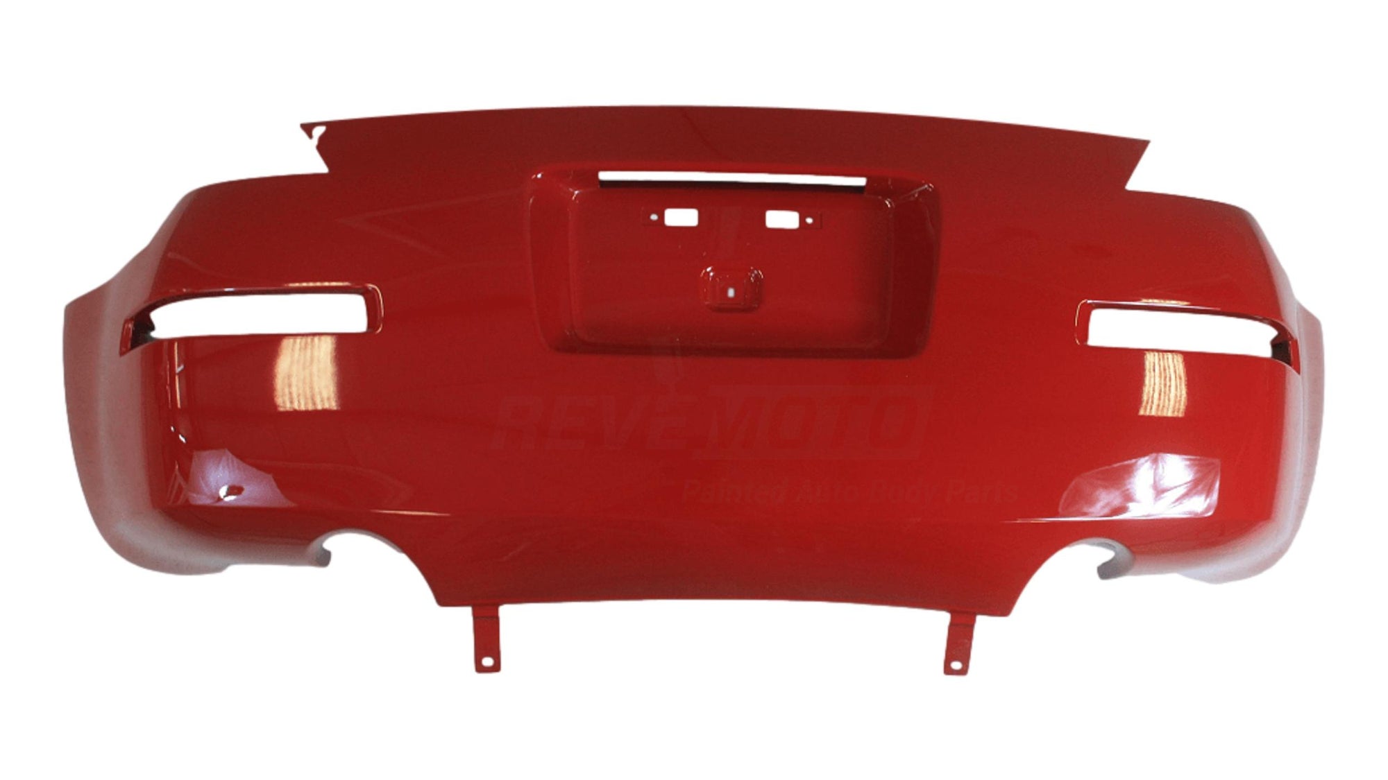 2003-2009 Nissan 350Z Rear Bumper Painted (Base/35th Anniversary/Touring/Enthusiast Models) Hibiscus Red (AX6) HEM22CF41H NI1100281