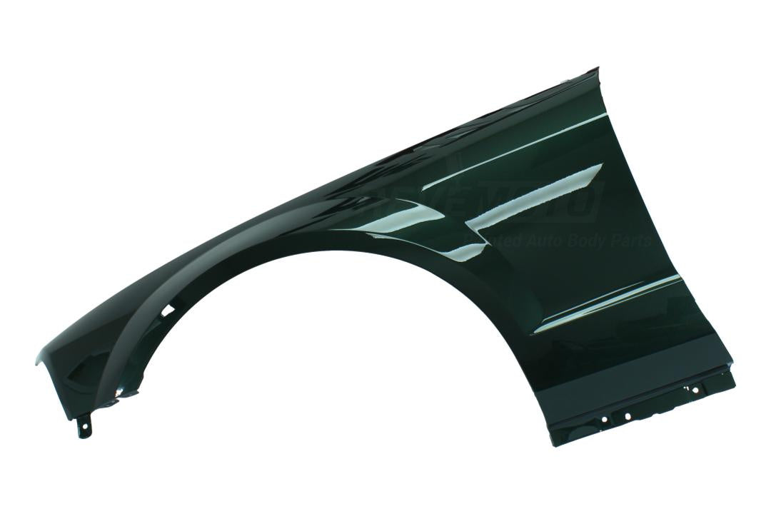 2005-2009 Ford Mustang Fender Painted Highland Green Metallic (PX) / Left, Driver-Side 5R3Z16006AA FO1240246 ReveMoto Painted Auto Parts Replacement
