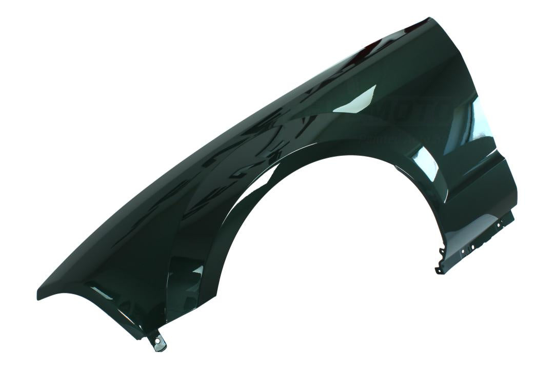 2005-2009 Ford Mustang Fender Painted Highland Green Metallic (PX) / Left, Driver-Side 5R3Z16006AA FO1240246 ReveMoto Painted Auto Parts Replacement