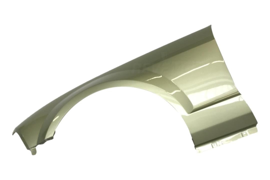 2005-2009 Ford Mustang Left Driver Side Fender With Emblem Hole Painted Lime Gold Metallic (P1) 5R3Z16006BA FO1240246 ReveMoto Painted Auto Parts Replacement