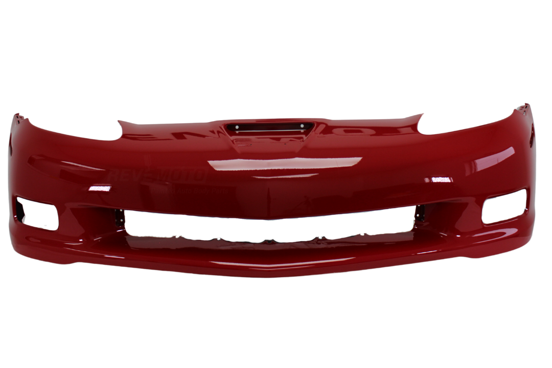 2006-2013 Chevrolet Corvette Z06 Front Bumper Painted Victory Red (WA9260) 15915335 ReveMoto Painted Auto Parts Replacement