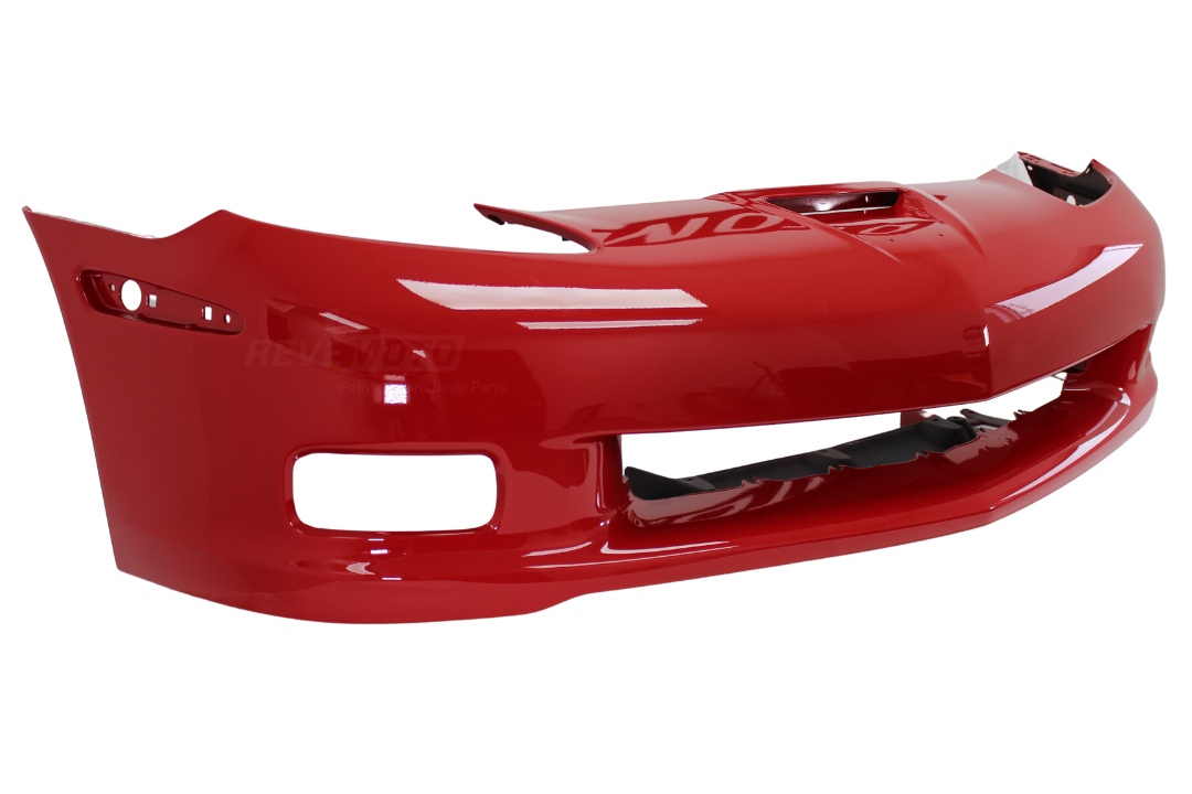 2006-2013 Chevrolet Corvette Z06 Front Bumper Painted Victory Red (WA9260) 15915335 ReveMoto Painted Auto Parts Replacement