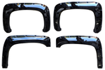 2007-2013 Chevrolet Silverado Fender Flare Painted (1500 | Rivet Style | Set of 4) Black (WA8555) PB4108 ReveMoto Replacement Painted Auto Parts