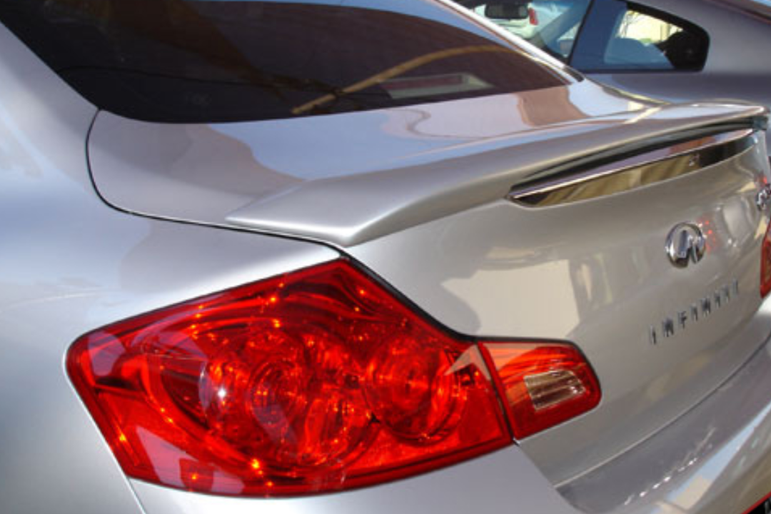 2007-2014 G35 Sedan 4-Dr Lip Mount (Custom) Spoiler Painted ABS161 Spoiler Replacement Painted Car Parts Painted Auto Parts