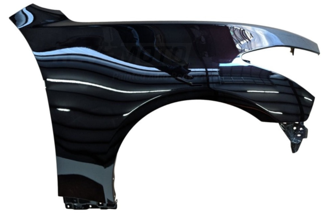2014-2015 Infiniti Q60 Fender Painted Right Passenger-Side Malbec Black Metallic (GAC) F3100JL0MA IN1241114 