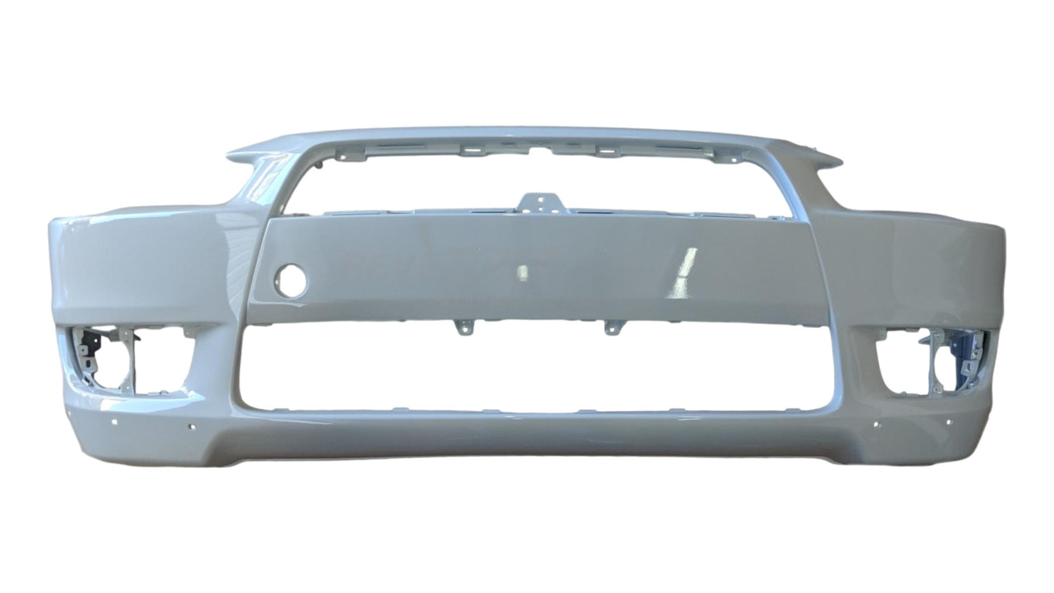 2008-2015 Mitsubishi Lancer Front Bumper Painted (DE/ES) Wicked White (W37) 6400D172 MI1000324