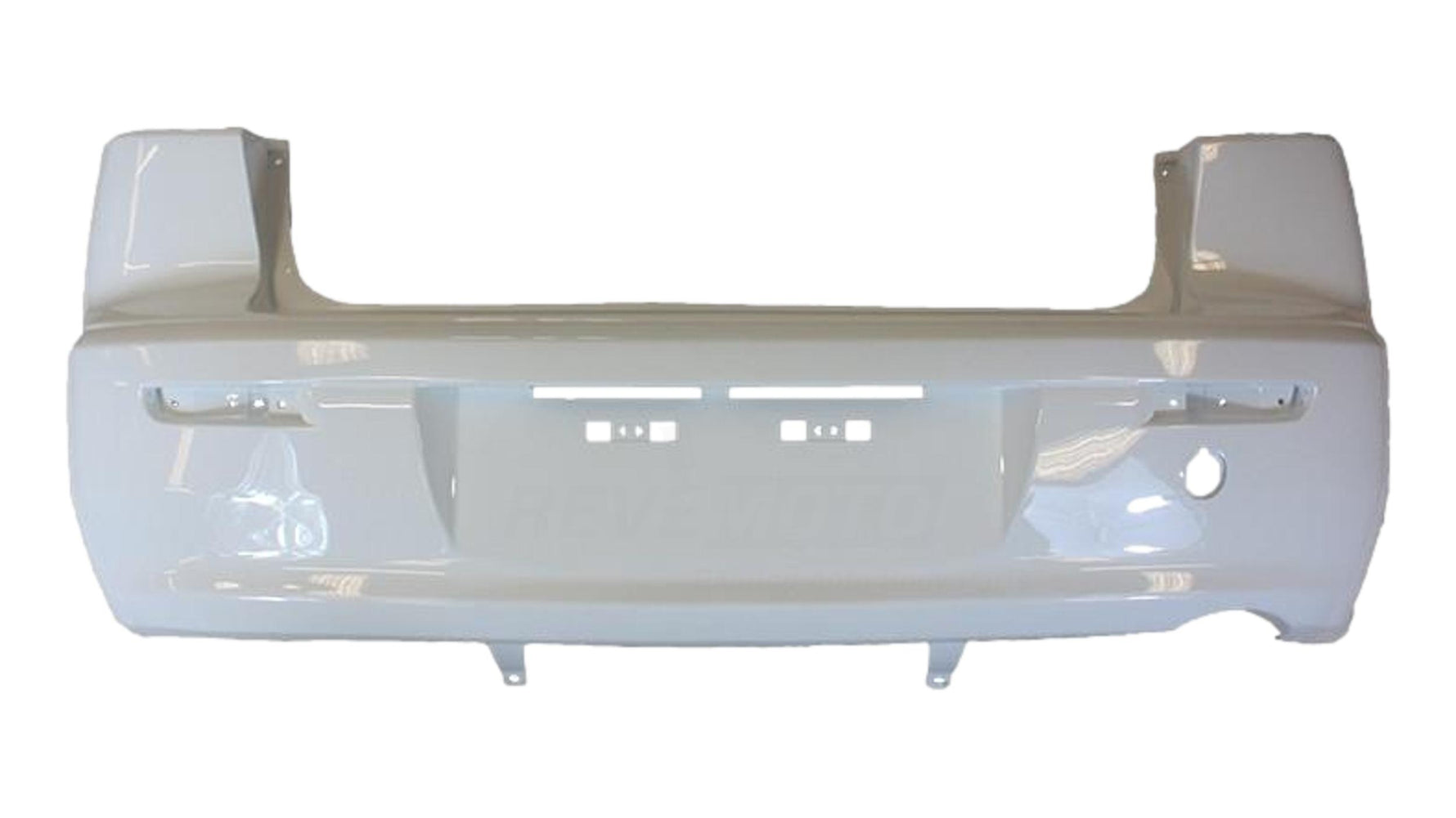 2008-2017 Mitsubishi Lancer Rear Bumper Painted Igloo White (W37) 6410B832 MI1100287
