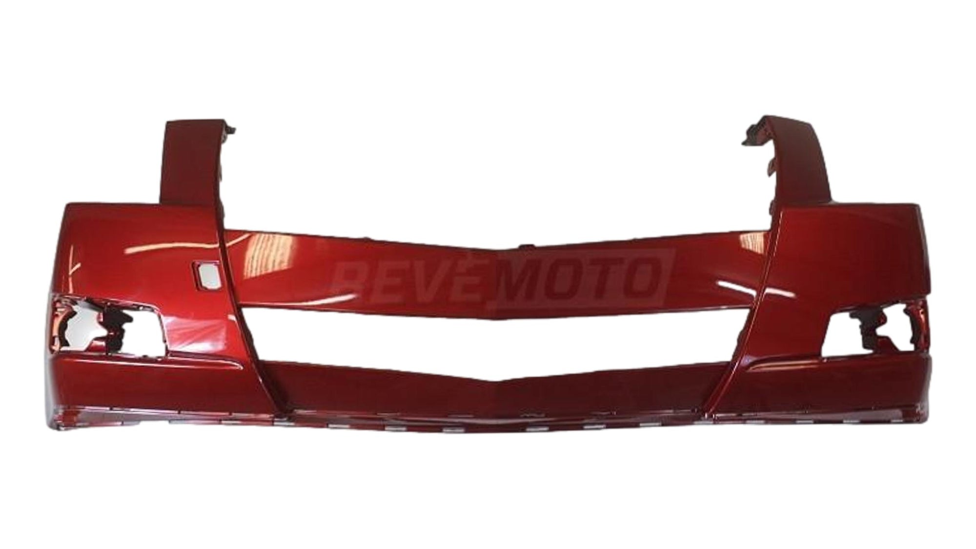 2008-2014 Cadillac CTS Front Bumper Painted (WITH: Hid Head Lights and Head Light Washer Holes) Crystal Claret Tintcoat (WA505Q) 25793664 GM1000856